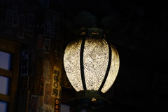 お寺の灯