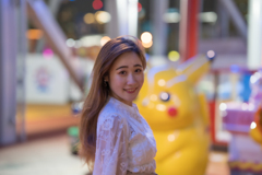 at amusement park　