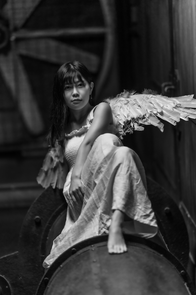 Angel with broken wings