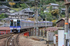 南海電車　高野下駅より