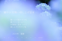 Summer greetings to all!