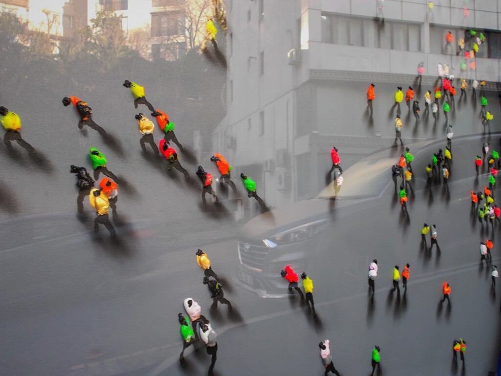 スクランブル交差点＊