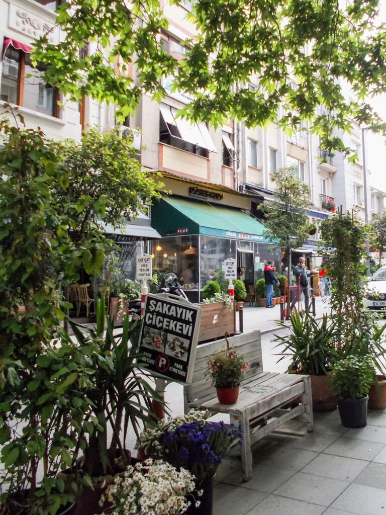 緑色の街角模様～