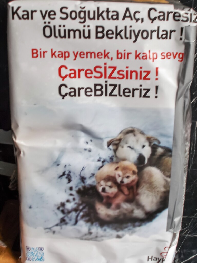 ポスター…雪と寒さの中飢えてなす術もなく死を待つだけ…