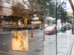 画廊の窓のリフレクション☆～