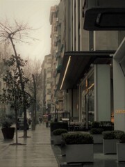 雨に煙る街。.。o○～