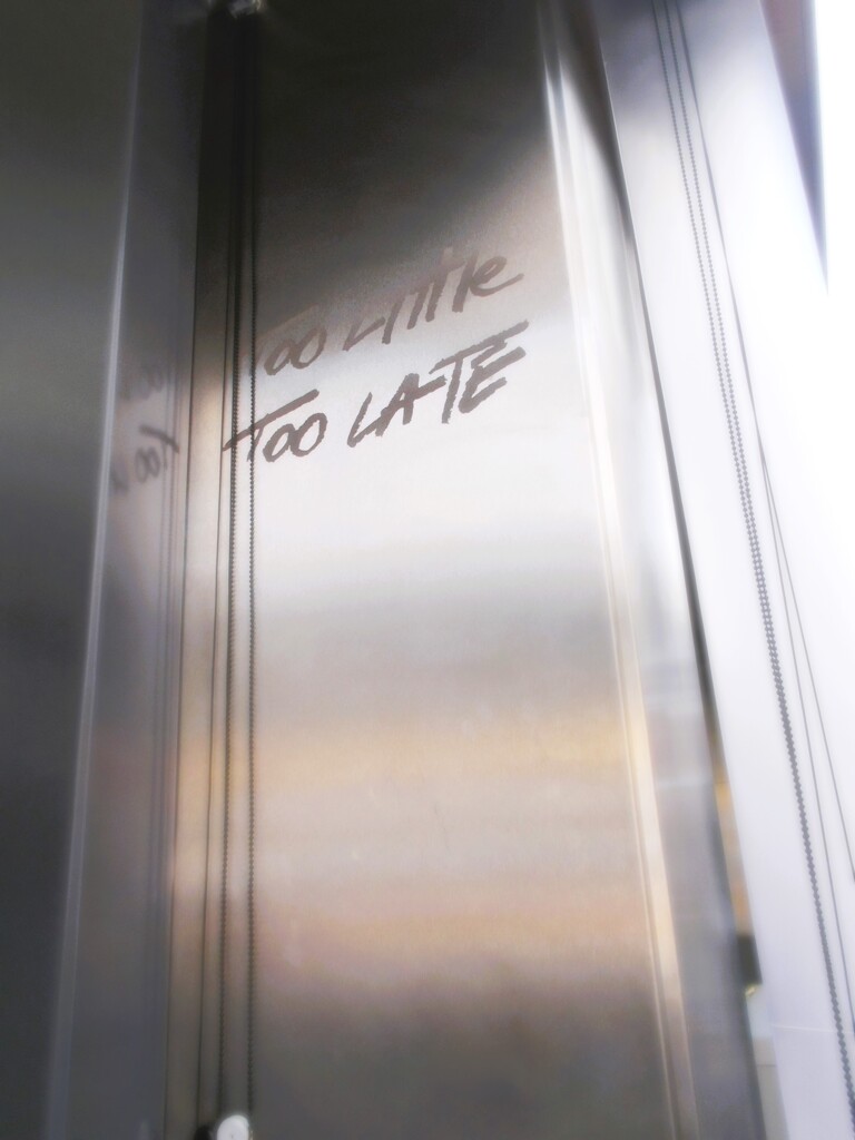 too little too late…