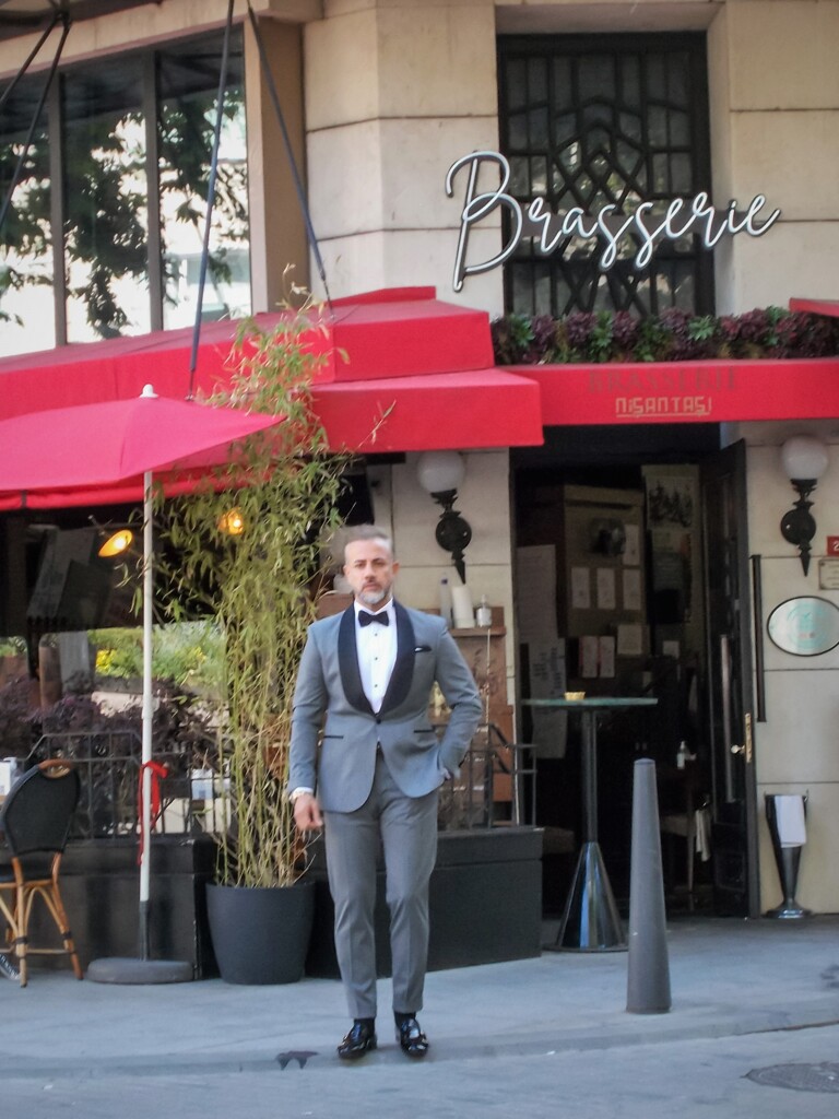 洒落男～♪　正面から～