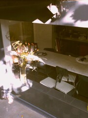 店員さんを待つ花屋の朝～☆