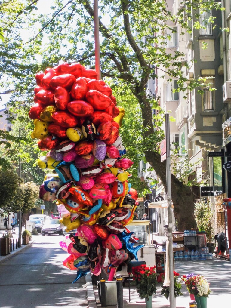 持ち主のいない淋しい風船～ふわりふわ～り～