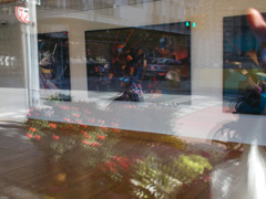 グリッチみたいになっちゃた…？