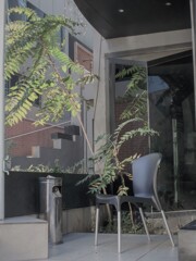 決意が沁み込んだ椅子～～