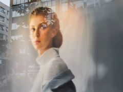 薄青のまあるい視線～○