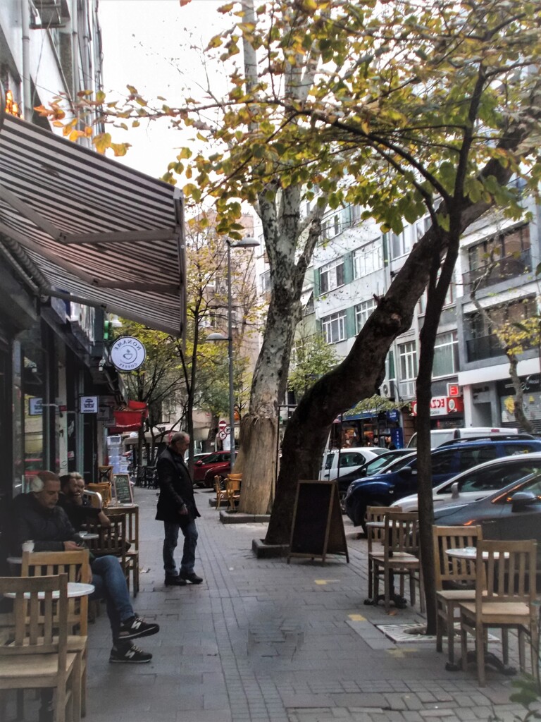 海辺の町の男達の朝～