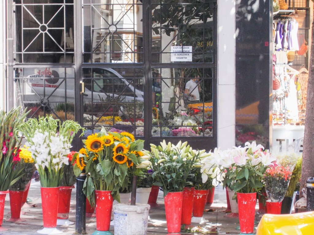 ジプシーの花…ヒマワリ　ユリ　グラジオラス…