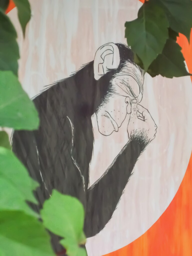 お猿さんも　”oh my gosh！！！”