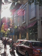 紅い車～　冬晴れの朝～✨