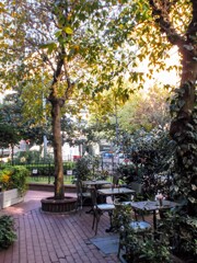 スタンドヒーターが設置されます…