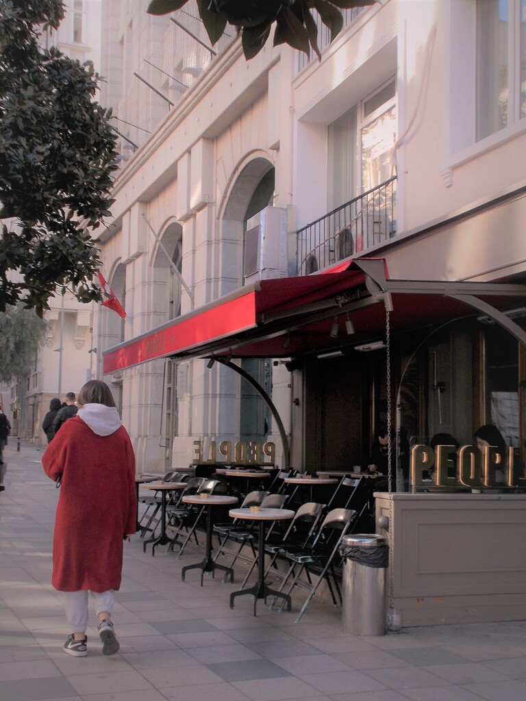 紅いコート～～