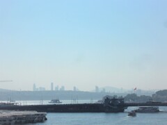 ゴールデンホーンから朝の新市街を～