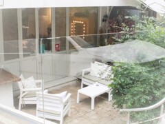 少しのスペースでも　屋外の寛ぎ空間にします～♪