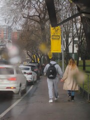 冷たい雨が上がった～♡