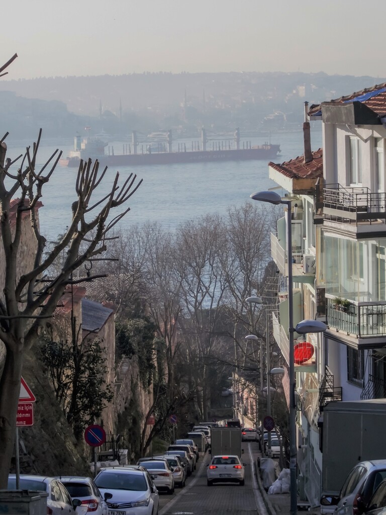 イスタンブール～海峡を行くタンカー～