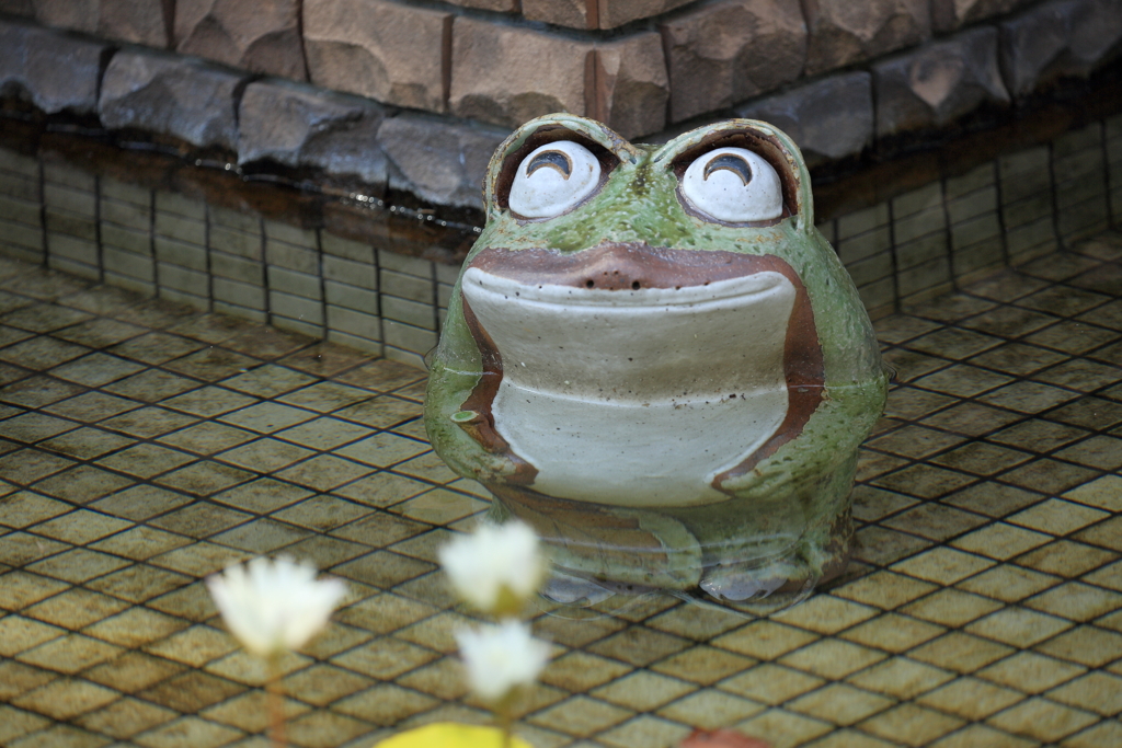 いい湯だな♪　アハハン♪