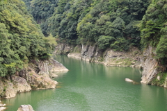 雄大な緑の中で