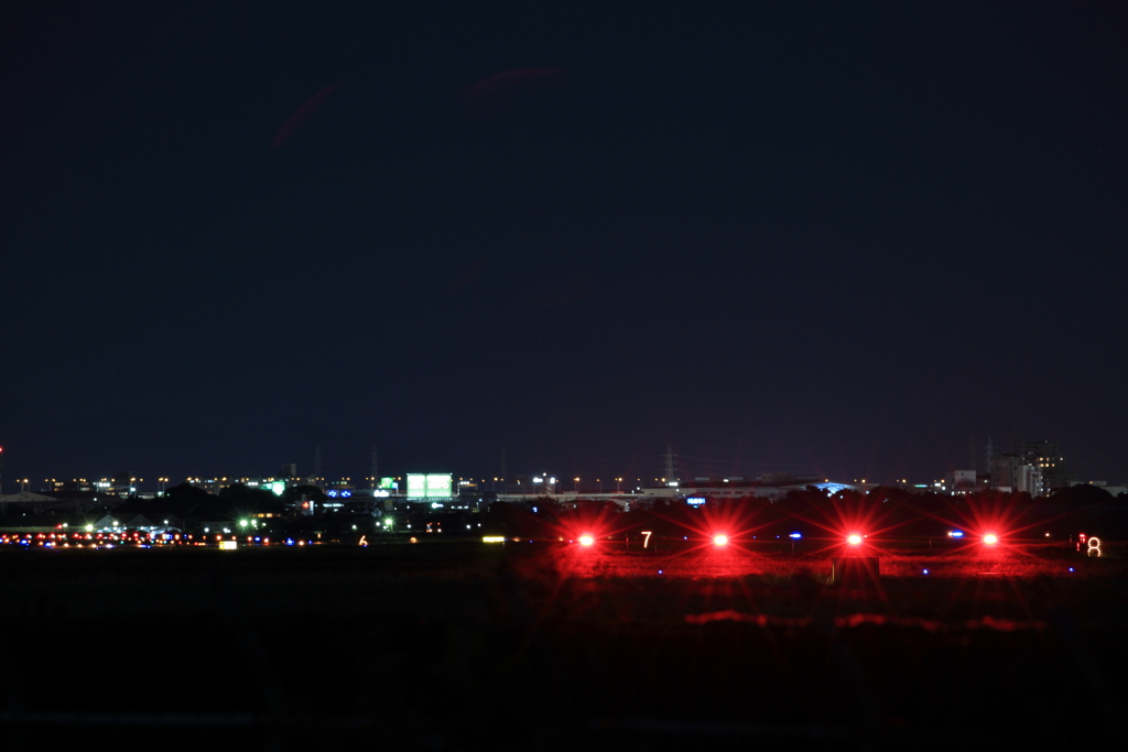 満月の名古屋空港×ウニ