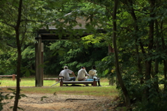 必死にナンパする男
