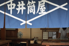 扇風機　招き猫　主人