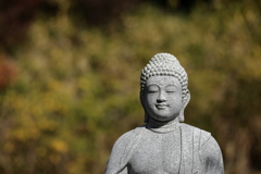 禅寺に佇む石仏