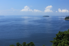 西浦園地から三河湾を望む①