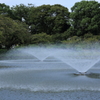 「おふけ池」の噴水