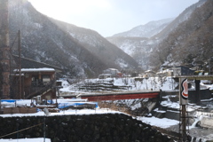 温泉宿から元日の朝