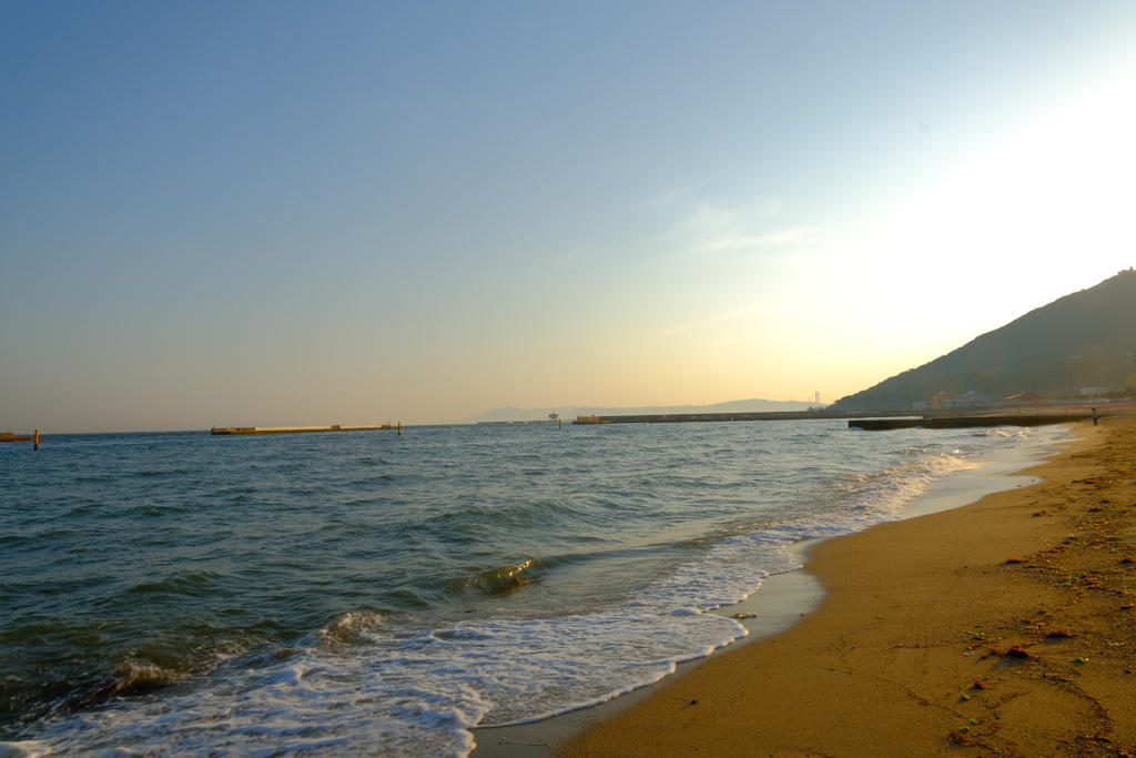 近所の海岸