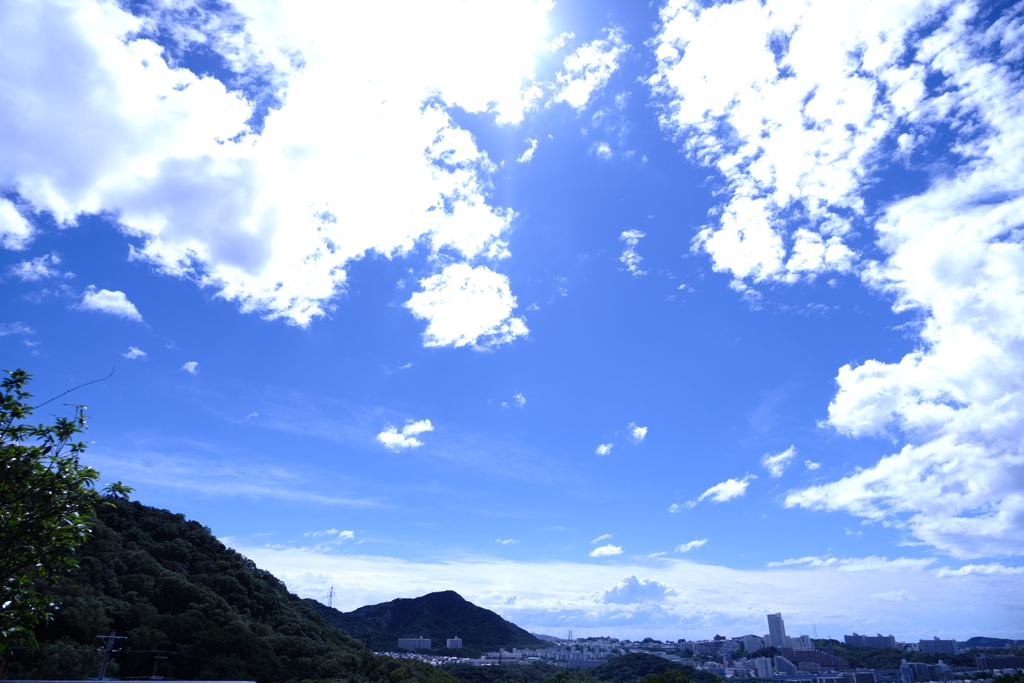 今日の空