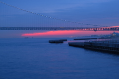 ひとすじの夕焼け