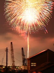 ねぶた祭花火01