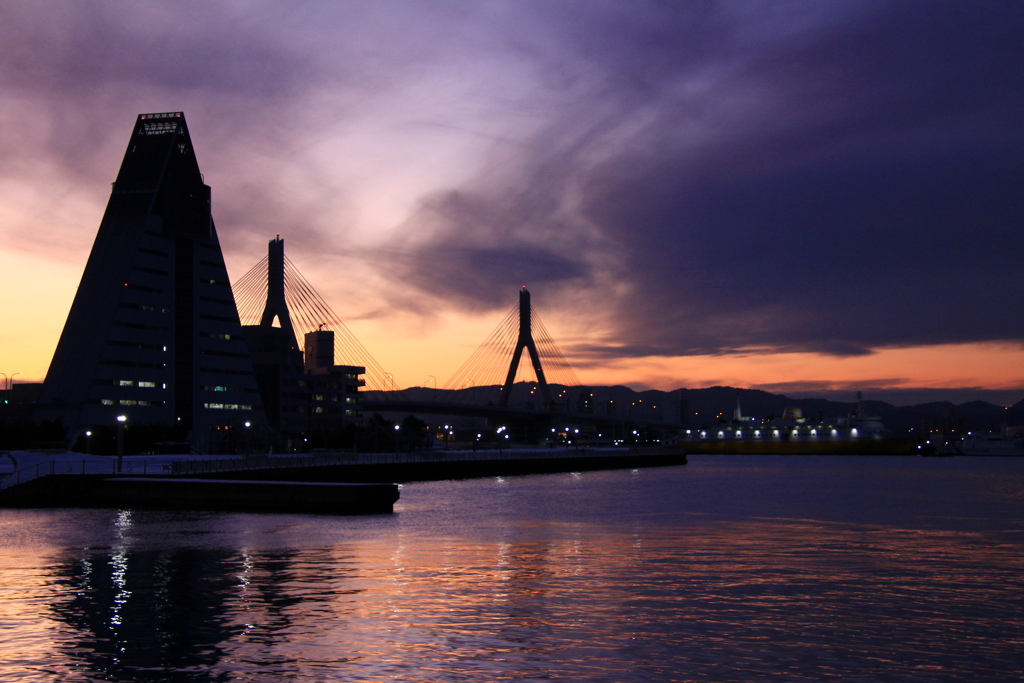 青い海公園の夜景01