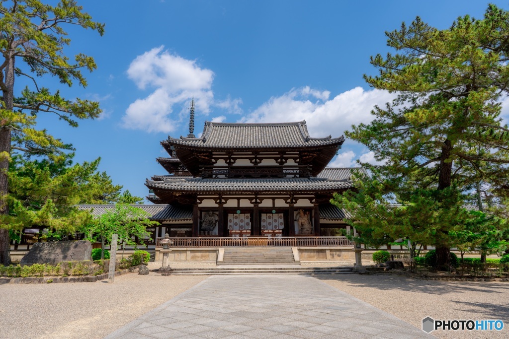 法隆寺・中門