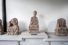 双塔（蘇州）の石像