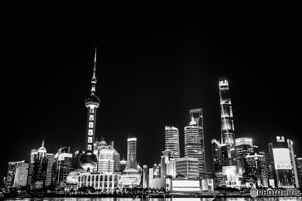 上海摩天楼（B&W）