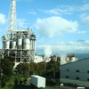 工業地帯と富士山