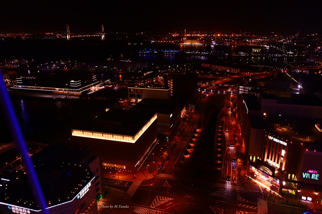 みなとみらいからベイブリッジ