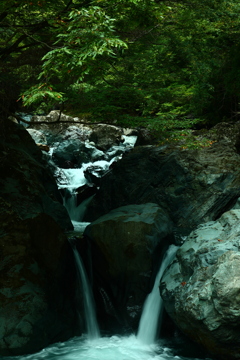 無名の滝　静岡石橋