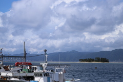 敦賀の海　みずしまを望む