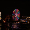 観覧車　みなとみらいの海から
