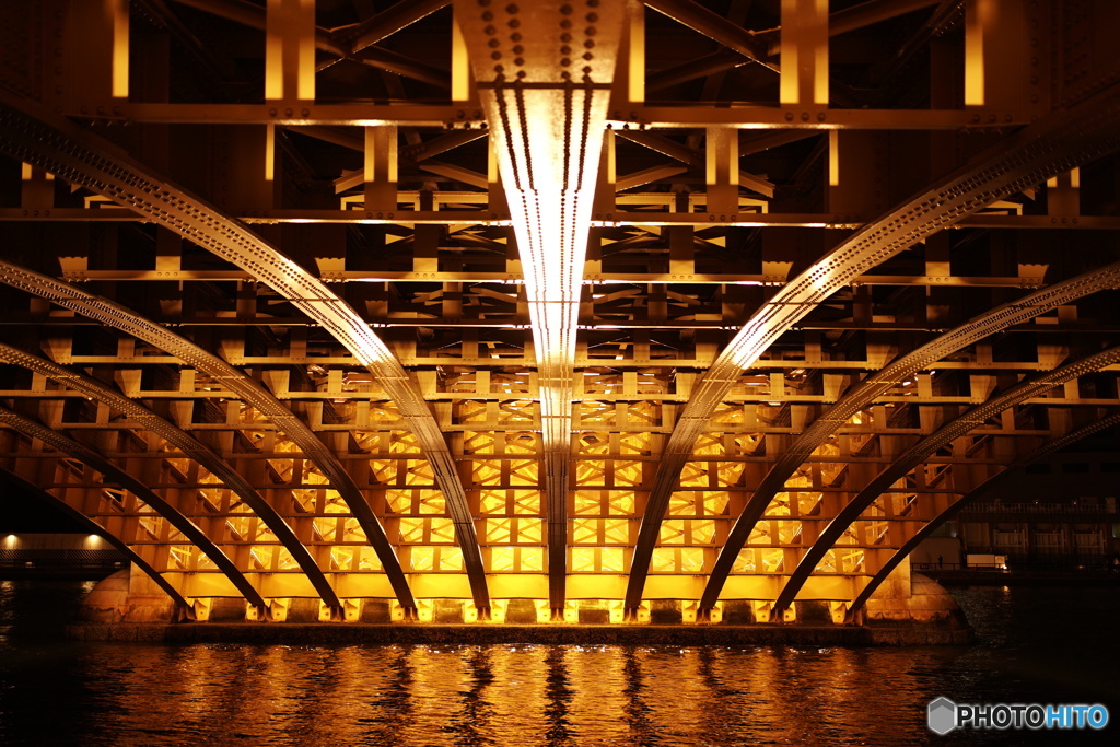 夜の蔵前橋